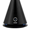 Unold ventilador de torre negro Tower, ventilador de torre doméstico, negro, suelo, plástico, 90°, táctil