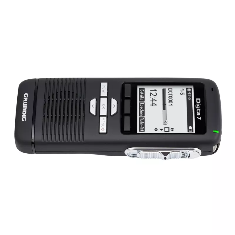 Grundig Digta 7 Kit autónomo Memoria interna y tarjeta de memoria flash Negro