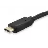 Equip cable USB 2.0 Type-C a Type-B, 1 m, USB B, USB C, USB 2.0, conector macho/conector macho, negro
