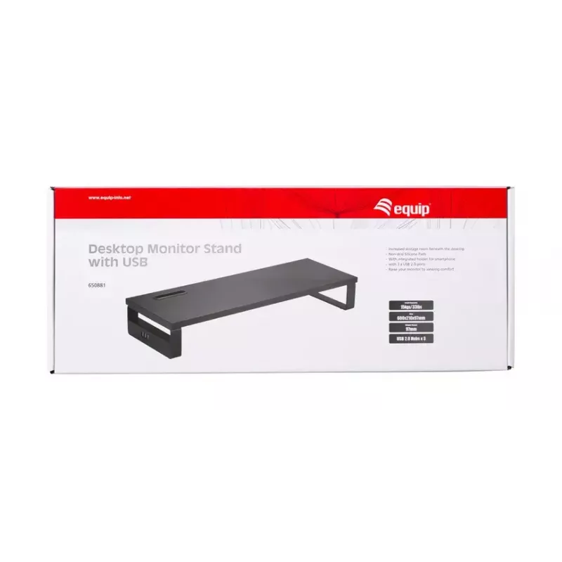 Equip 650881 soporte de sobremesa para monitor con USB