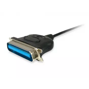 Equip Cable adaptador de USB-A a paralelo (Centronics 36), 1,5 m, negro