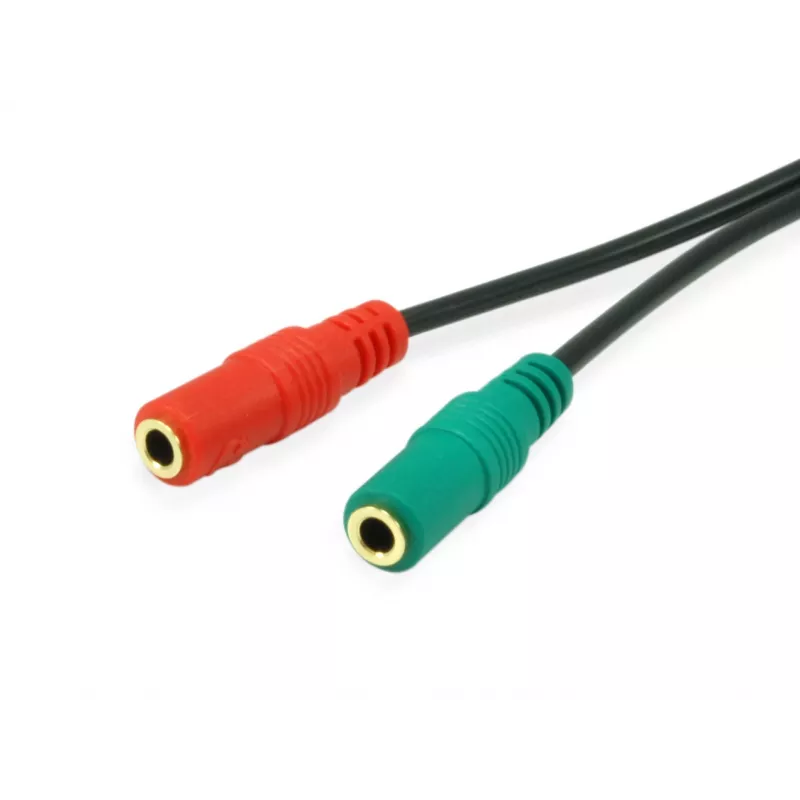 Equip 147943 cable de audio 1,5 m 2 x 3,5 mm 3,5 mm negro