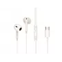 Auriculares in-ear con cable CONCEPTRONIC BRENDAN02W USB-C, in-ear, 20–20000 Hz, cable de 1,2 m, blanco