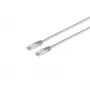 S-Conn 11135143 Cable de conexión Cat5e con doble apantallamiento, 7 m, gris