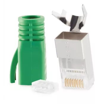 Conector de cable RJ-45 ShiverPeaks 72067-G verde