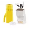 Conector macho RJ-45 ShiverPeaks 72067-Y amarillo