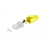 Conector macho RJ-45 ShiverPeaks 72067-Y amarillo