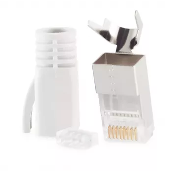 Conector de cable RJ-45 ShiverPeaks 72067-W blanco
