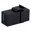 Módulo Keystone ShiverPeaks S/CONN 08-10041 plano negro USB A