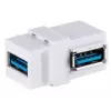 Módulo Keystone ShiverPeaks S/CONN 08-10042 acodado USB A blanco