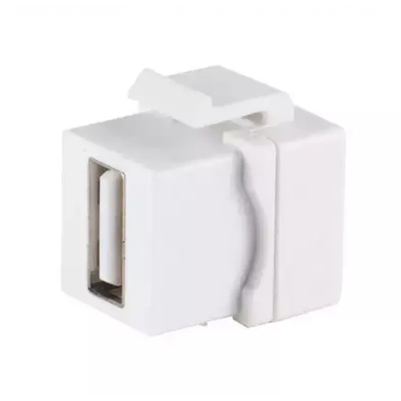 Módulo Keystone ShiverPeaks 08-10044 plano blanco USB A