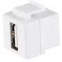 Módulo Keystone ShiverPeaks 08-10044 plano blanco USB A