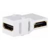 Módulo Keystone ShiverPeaks S/CONN 08-10051 acodado blanco HDMI