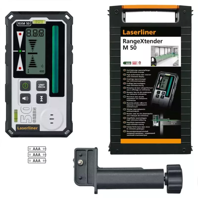Medidor de distancia láser Laserliner RangeXtender M50 Negro 50 m de alcance