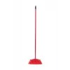 Escoba de exterior VILEDA modelo 128763, cerdas duras, tecnopolímero, roja