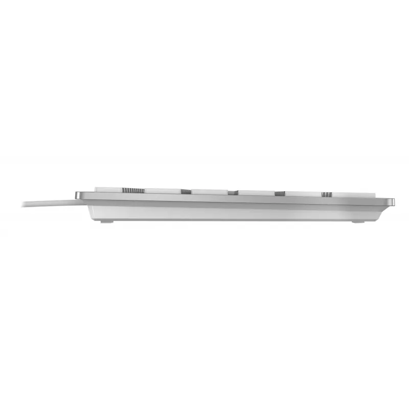 Teclado CHERRY KC 6000 fino FOR MAC con cable, plata/blanco, USB (QWERTY – UK)