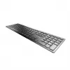 Teclado Cherry KW 9100 fino, inalámbrico, RF + Bluetooth, QWERTY, inglés UK, negro, 108 teclas, cable de 1,2 m