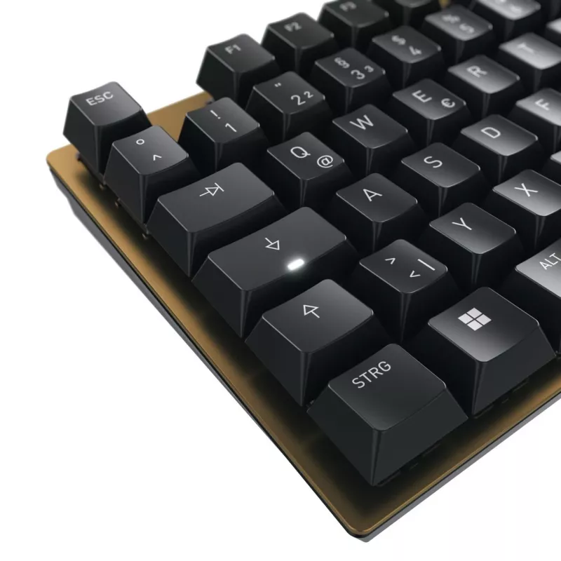 Teclado CHERRY KC 200 MX universal USB AZERTY francés negro, bronce