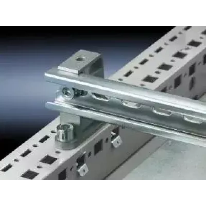 Accesorio para rack Rittal 4947.000, carcasa de acero, plateado, compatible con SE/TS, profundidad 1155 mm, pack de 6