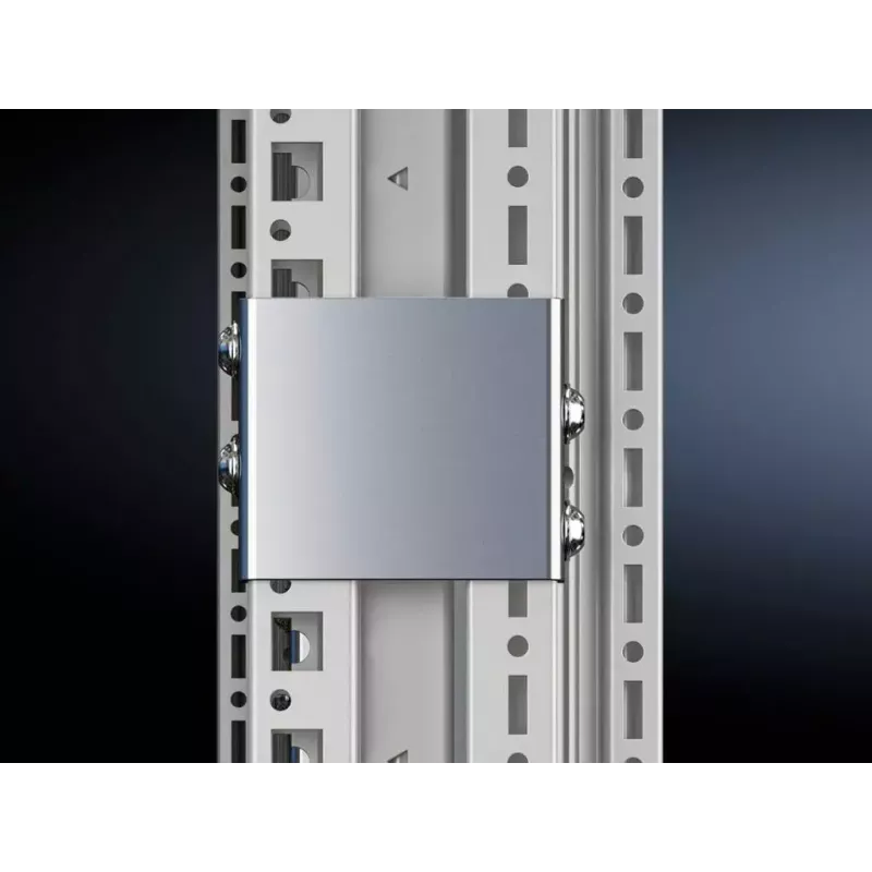 Pieza de unión Rittal 5301.312 para racks VX IT y TS IT, acero inoxidable, 1 ud.