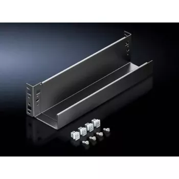 Bandeja portacables Rittal 5302.043 negra acero 350 mm de profundidad