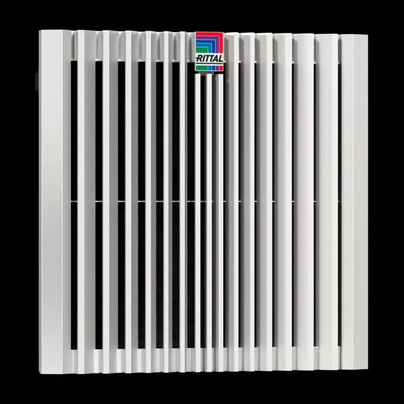 Accesorio de rack Rittal 3244.800 ventilador de montaje 770 m³/h, 1 ventilador, carcasa de plástico, blanco