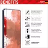 Lámina protectora de pantalla + funda Displex para Samsung Galaxy A53 5G, cristal templado
