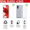 Lámina protectora de pantalla + funda Displex para Samsung Galaxy A53 5G, cristal templado