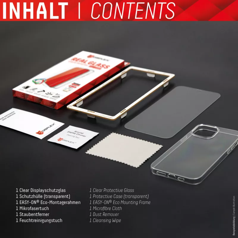 Lámina protectora de pantalla + funda Displex para Samsung Galaxy A53 5G, cristal templado