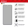 Protector de pantalla de privacidad Displex (10H) para Samsung Galaxy S22/S23, marco de montaje Eco, filtro de privacidad