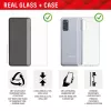 Lámina protectora de pantalla + funda Displex para Samsung Galaxy A54 5G cristal templado