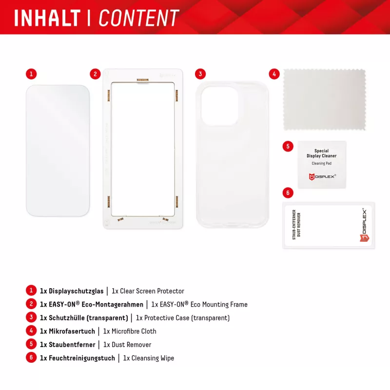 Lámina protectora de pantalla + funda Displex para Samsung Galaxy A54 5G cristal templado