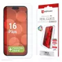 Lámina protectora de pantalla + funda Displex para Apple iPhone 16 Plus, marco de montaje Eco, antiaarañazos