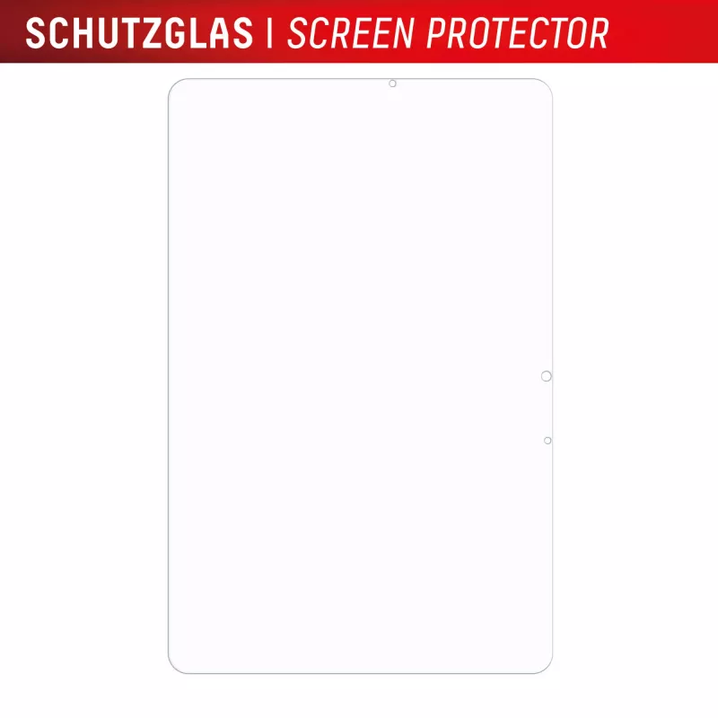 Cristal para tablet Displex (9H) para Samsung Galaxy Tab S11, marco de montaje Eco, irrompible