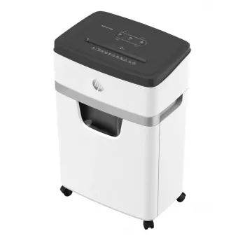 Destructora de documentos HP OneShred 12MC corte en micro 2x15 mm 12 hojas 25 L 65 dB 220 mm Blanco