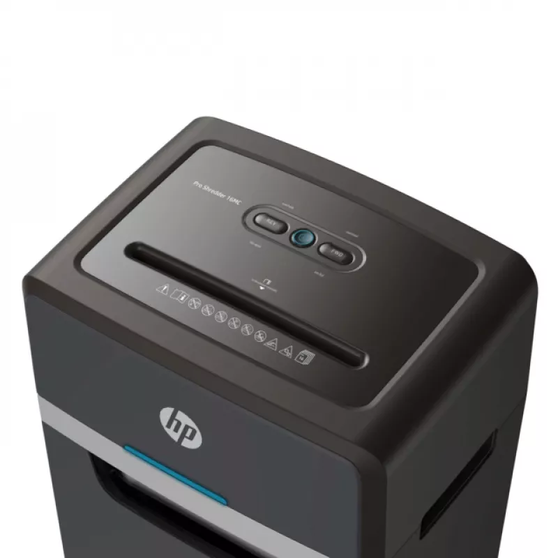 Destructora de documentos HP Pro Shredder 16MC corte en micro 55 dB 22 cm Negro