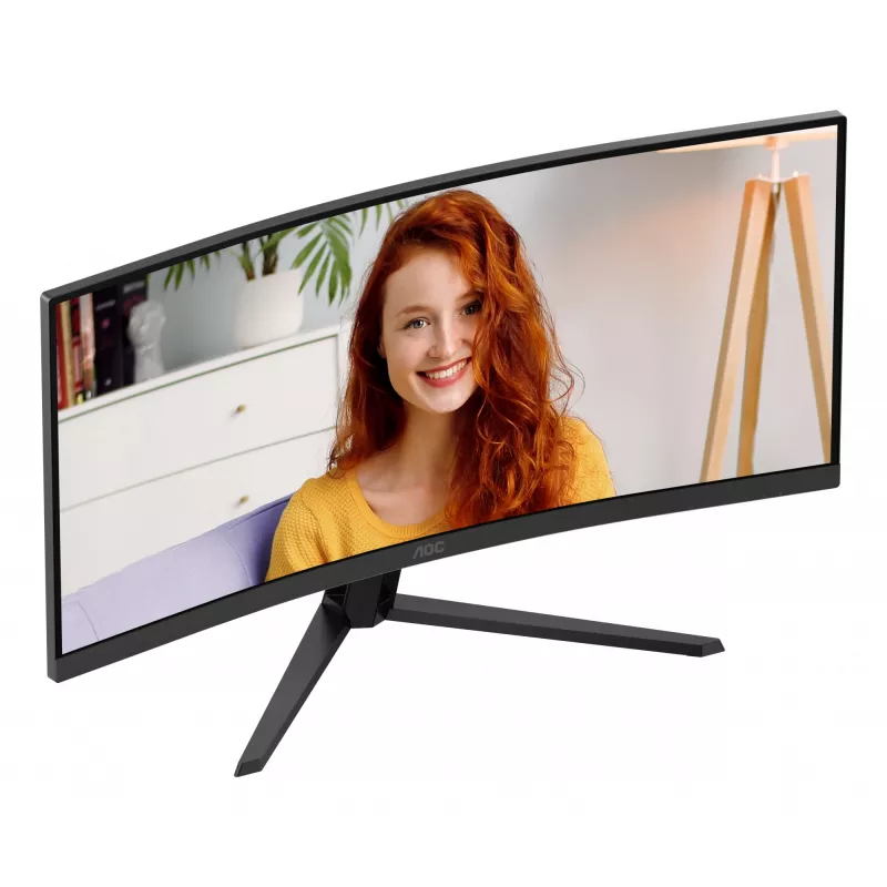 AOC B3 CU34B3E Monitor de ordenador 86,4 cm (34 pulgadas) 3440 x 1440 Píxeles Wide Quad HD LED Negro