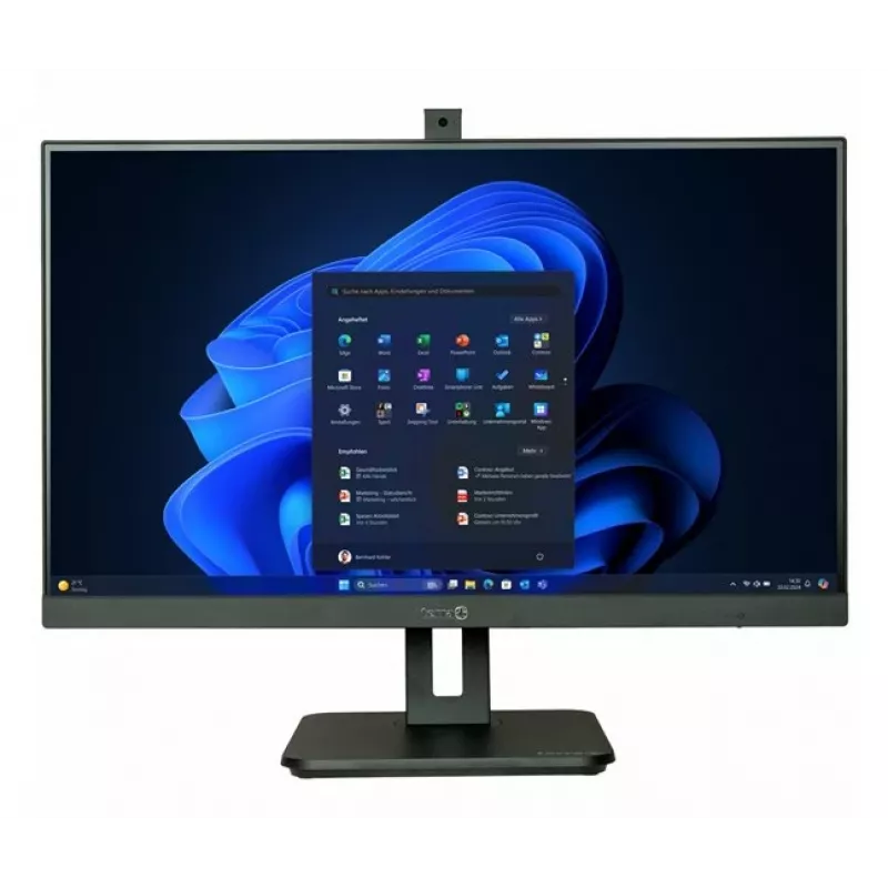 TERRA 1000035 PC todo en uno/Estación de trabajo Intel® Core™ i5 i5-14500 68,6 cm (27 pulgadas) 1920 x 1080 Píxeles 16 GB DDR5-SDRAM 1 TB SSD Windows 11 Pro Wi-Fi 6 (802.11ax) Negro