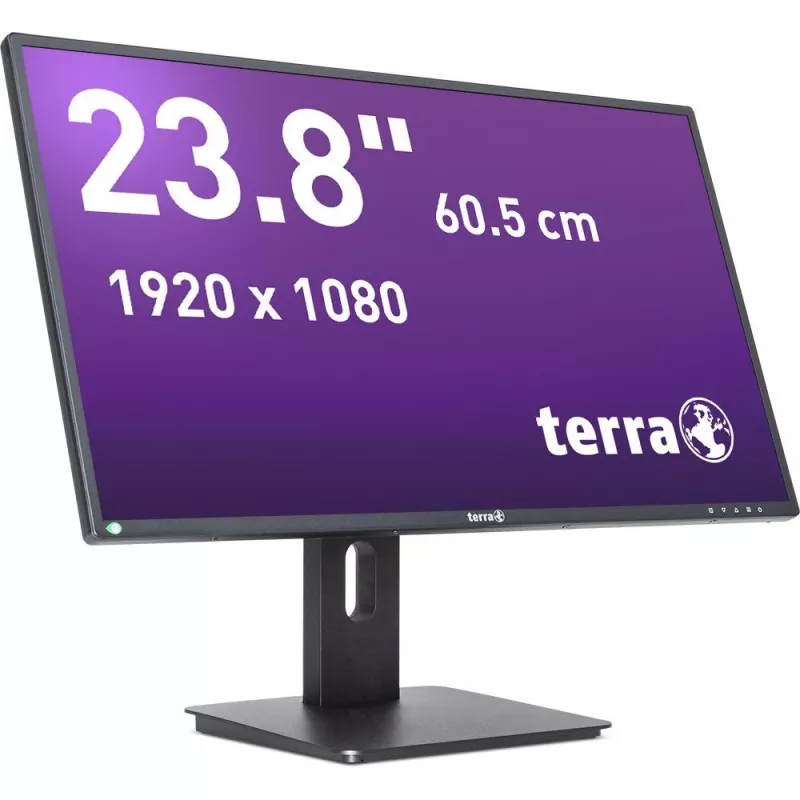 TERRA 3030250 Monitor de ordenador 60,5 cm (23,8 inch) 1920 x 1080 píxeles Full HD LED Negro