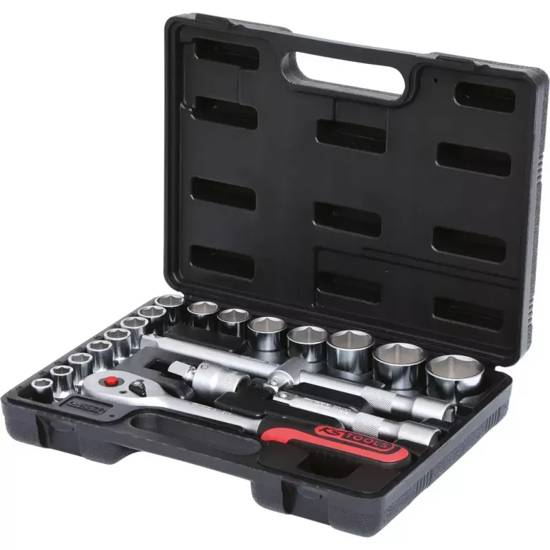 Juego de vasos KS Tools 911.0620 accionamiento 1/2 pulgadas 20 piezas 3,3 kg