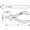 Alicate KS Tools 500.7024 acero longitud 120 mm