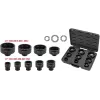 Juego de vasos KS Tools 450.5020 — 9 vasos, peso 7,82 kg