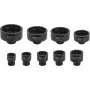 Juego de vasos KS Tools 450.5020 — 9 vasos, peso 7,82 kg