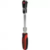 KS Tools 914.1420 1/4" SlimPOWER Llave de carraca reversible con articulación telescópica, 72 dientes