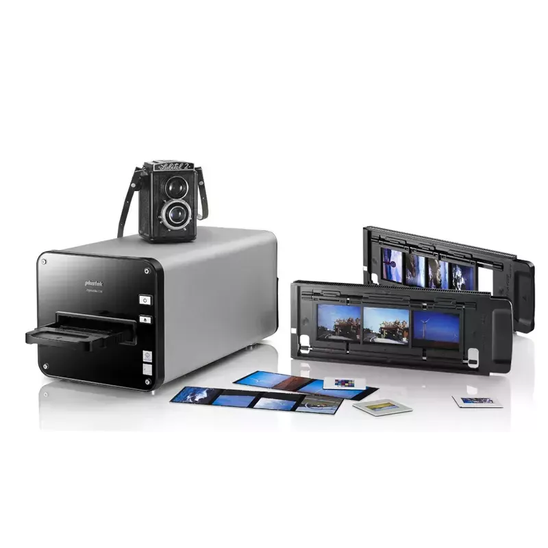 Escáner de película/diapositivas Plustek OpticFilm 120 negro, gris