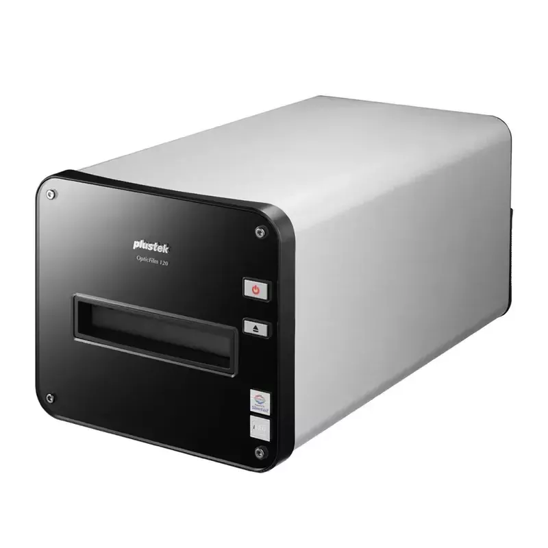 Escáner de película/diapositivas Plustek OpticFilm 120 negro, gris