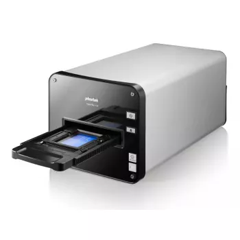 Escáner de película/diapositivas Plustek OpticFilm 120 negro, gris