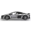 Jamara CaDA Audi R8 Coupé 1:14 gris, set de bloques RC 2,4 GHz