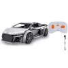 Jamara CaDA Audi R8 Coupé 1:14 gris, set de bloques RC 2,4 GHz