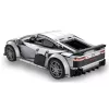 Jamara CaDA Audi R8 Coupé 1:14 gris, set de bloques RC 2,4 GHz